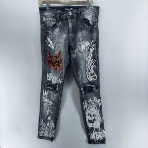 motive denim art jeans men's size 30 slim skinny